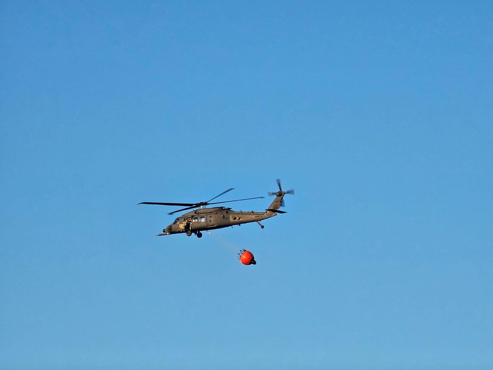 New York National Guard and over 80 Fire Departments fight Pine Barrens Fire