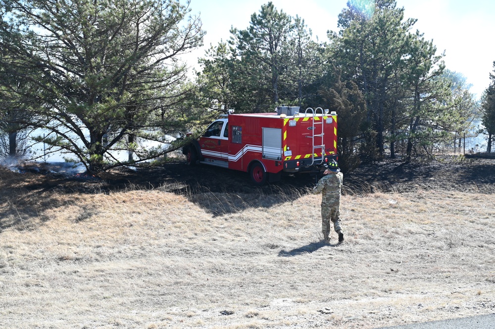 New York National Guard and over 80 Fire Departments fight Pine Barrens Fire