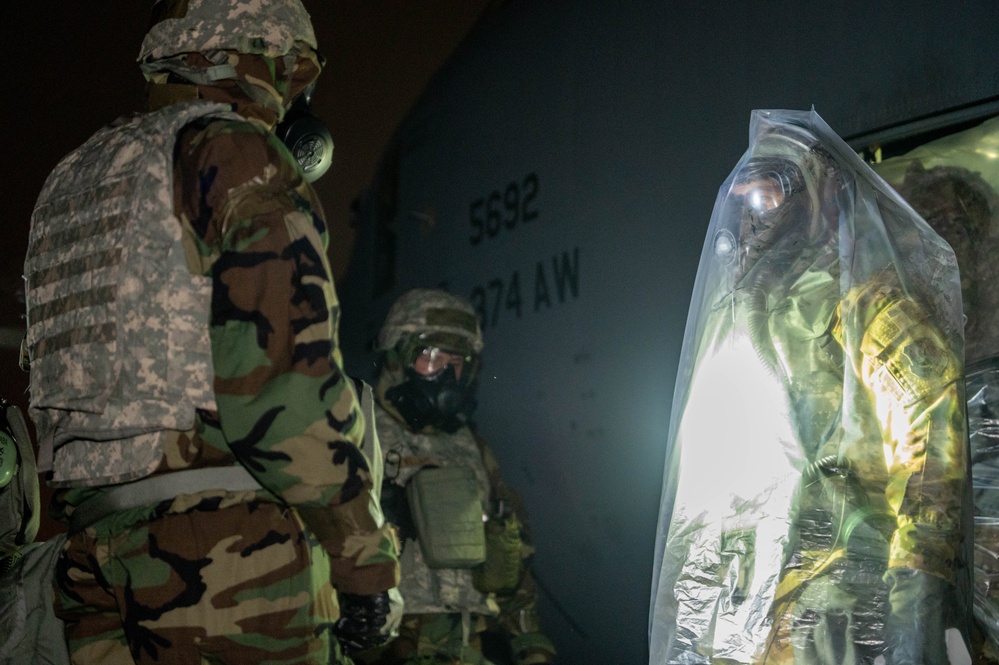 DVIDS - Images - Yokota Airmen perform decontamination of aircraft ...