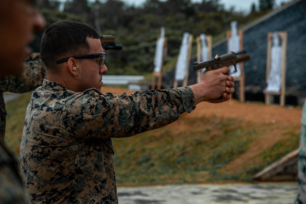 Combat Marksmanship Program| M18 Service Pistol Live-Fire Range