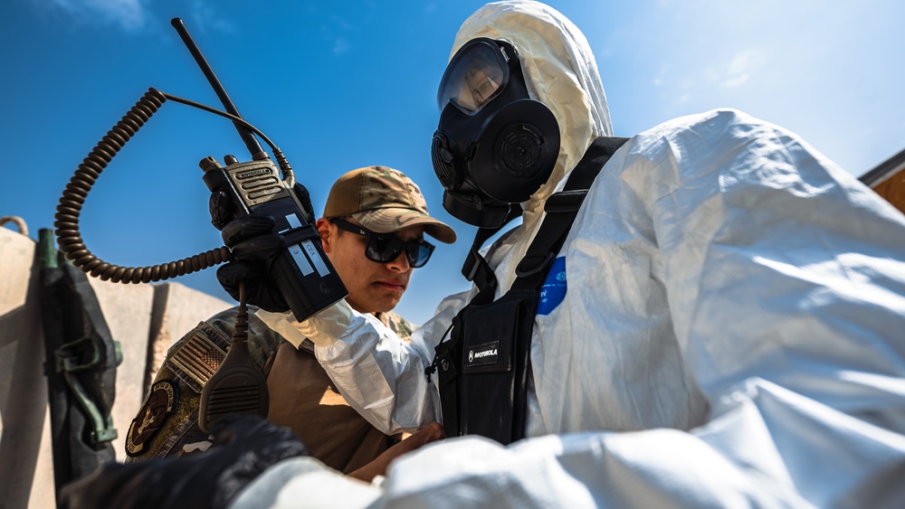 USCENTCOM forces conduct radiation response exercise