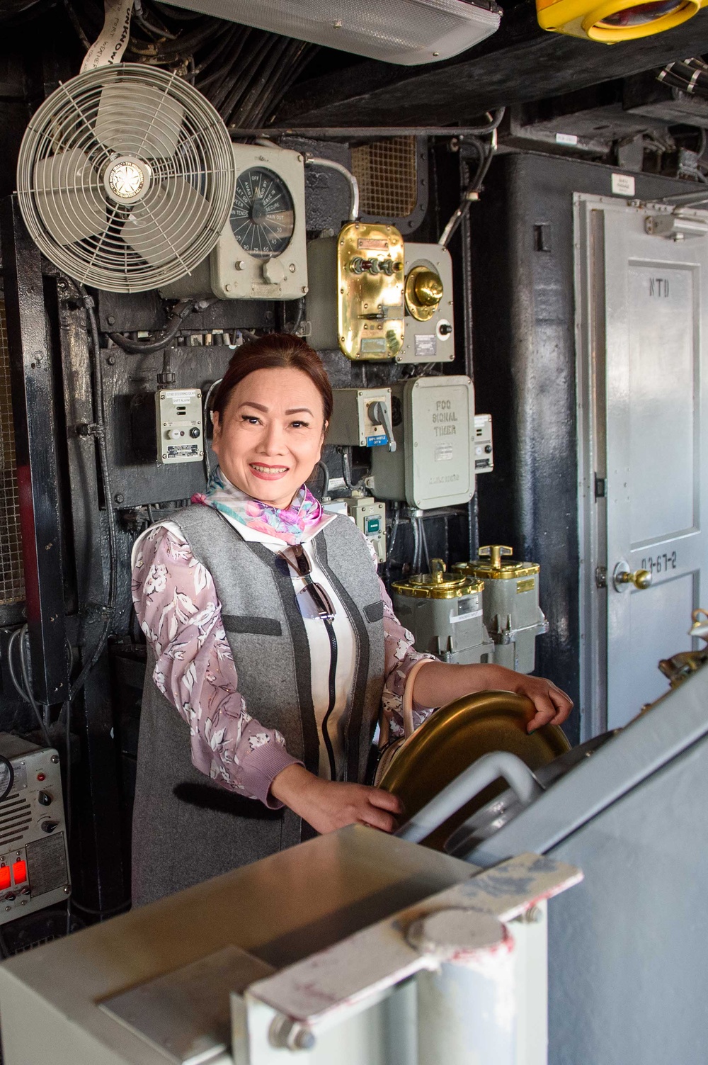 Vietnamese Refugee Returns to USS Blue Ridge