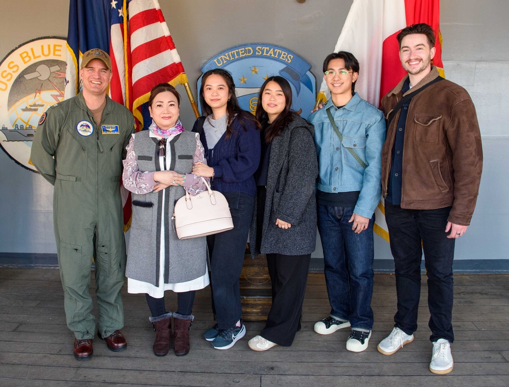 Vietnamese Refugee Returns to USS Blue Ridge