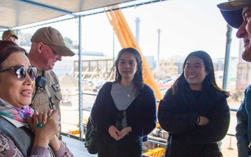 Vietnamese Refugee Returns to USS Blue Ridge