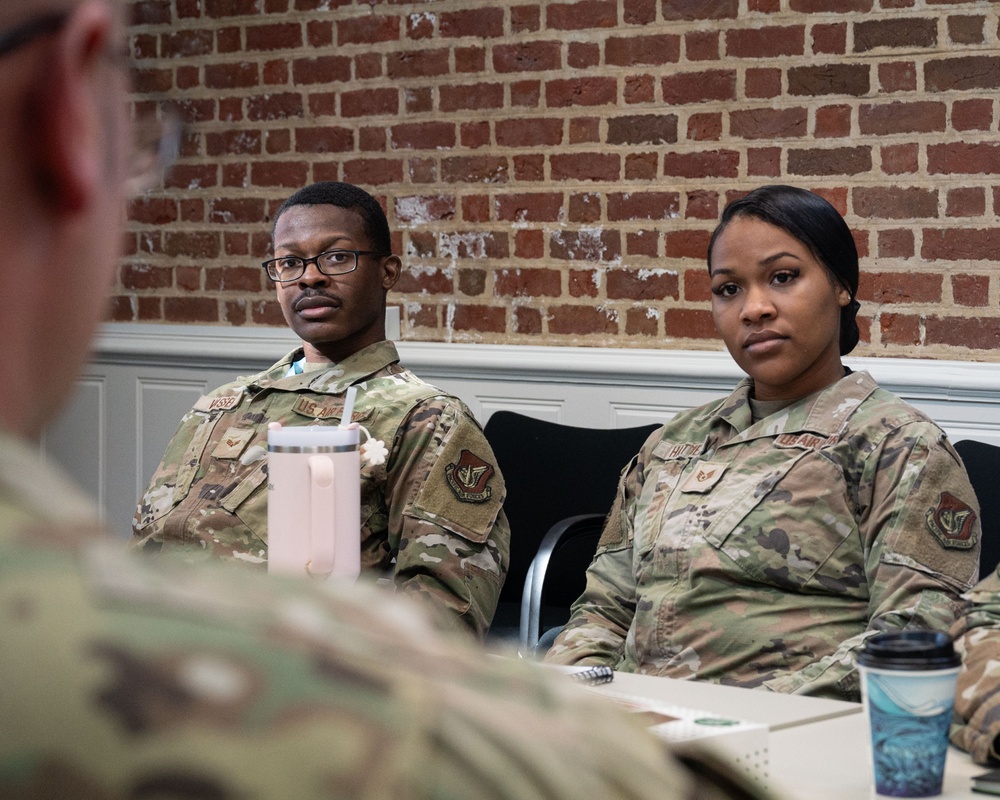 374 AW command team visits 337 ASUF