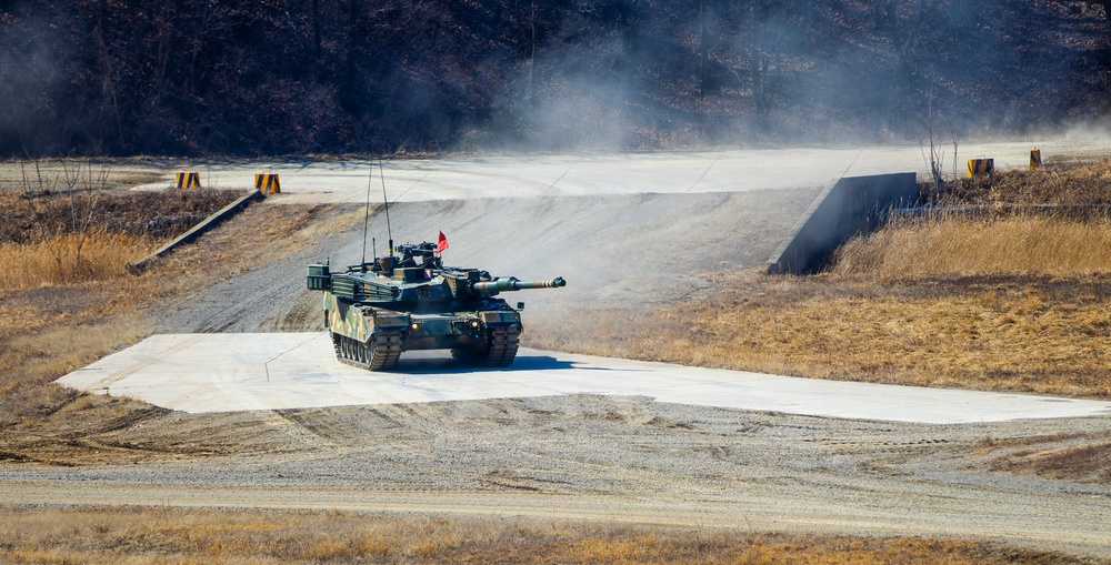 Republic of Korea Capital Mechanized Infantry Division A K1 Tank Live Fire - CALFEX 2025