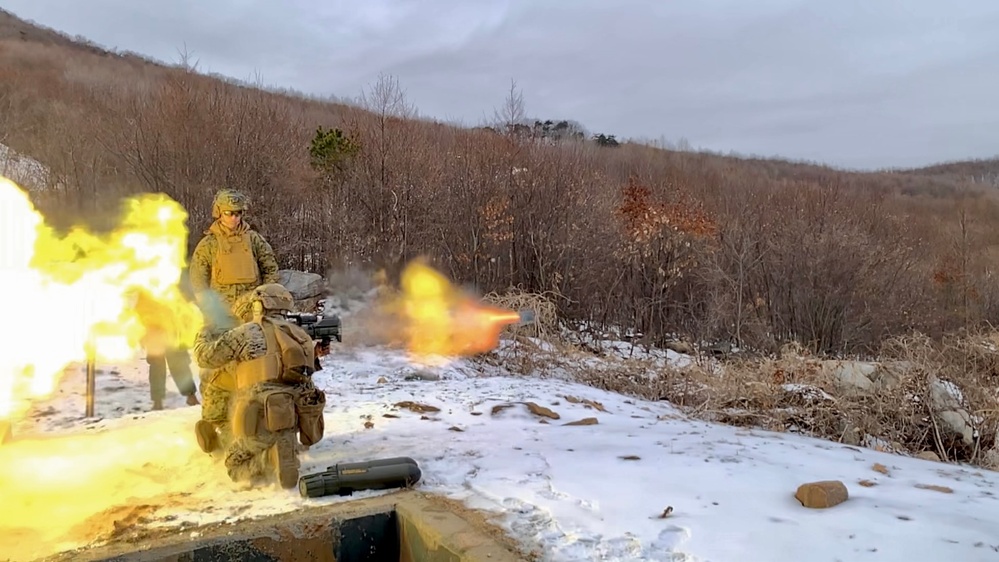 U.S. Marines Fire Crew Served Weapons During KMEP 25.1