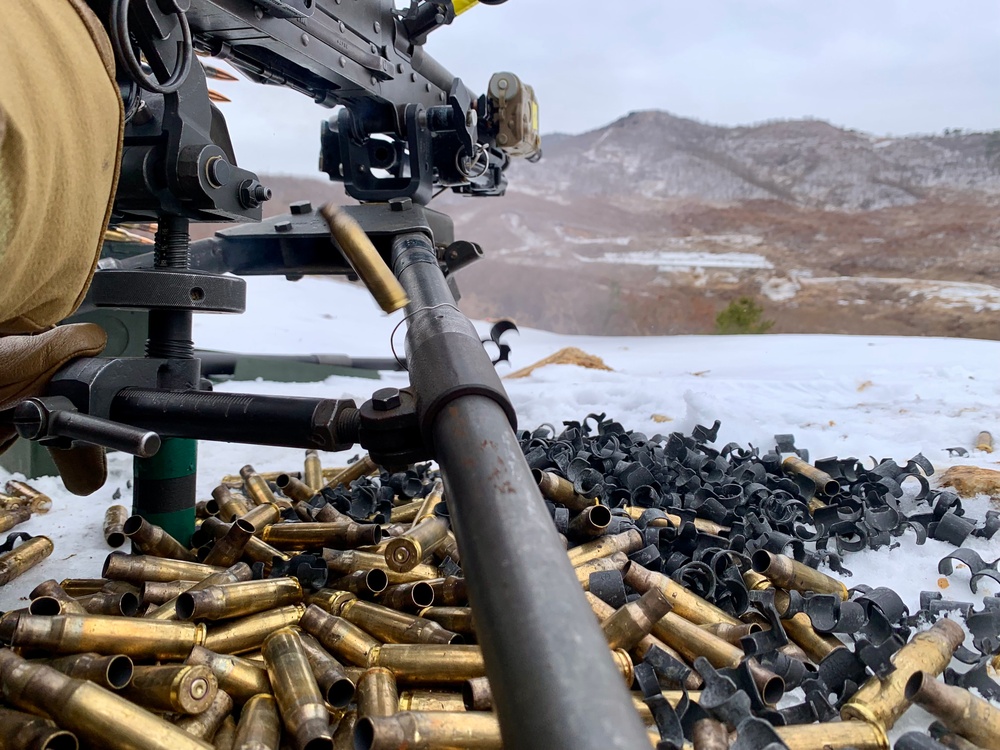 U.S. Marines Fire Crew Served Weapons During KMEP 25.1