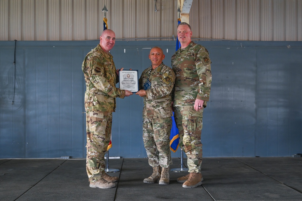 386 AEW leaders recognize newest senior master sergeants