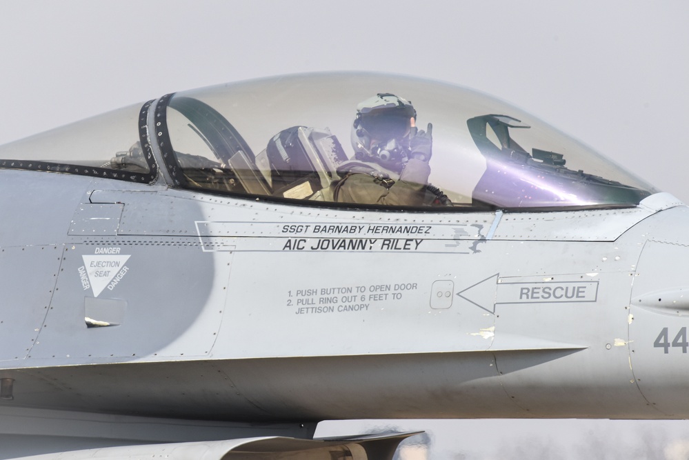 36th FS take-off for ACE exercise