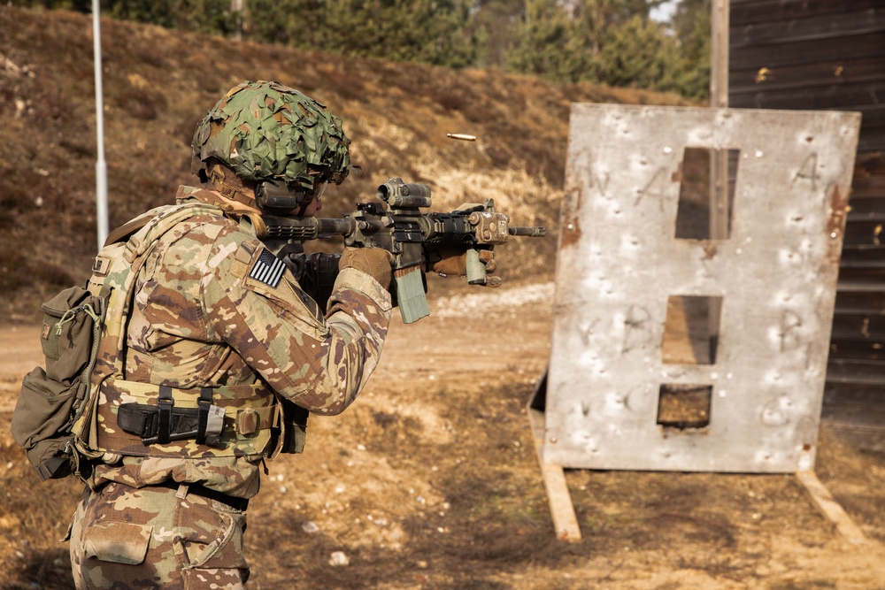 5-7th CAV Conducts Urban Rifle Marksmanship Training