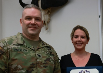 Operational protection service members receive recognition in Italy