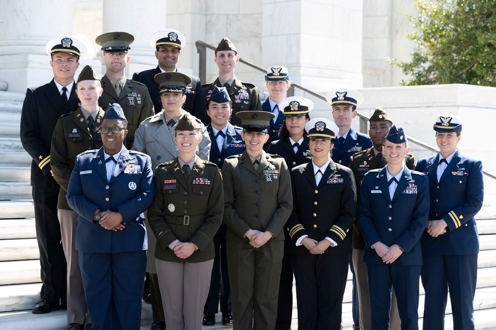 Students From the United States Senate Youth Program Visit Arlington National Cemetery