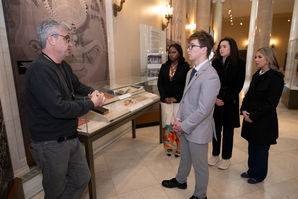 Students From the United States Senate Youth Program Visit Arlington National Cemetery