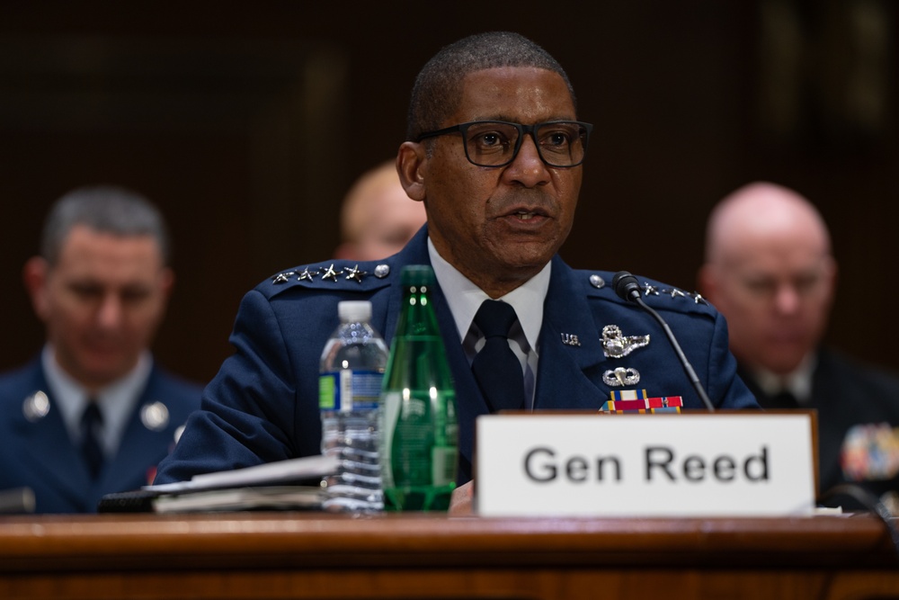 USTRANSCOM Commander, Gen. Randall Reed, SASC posture hearing