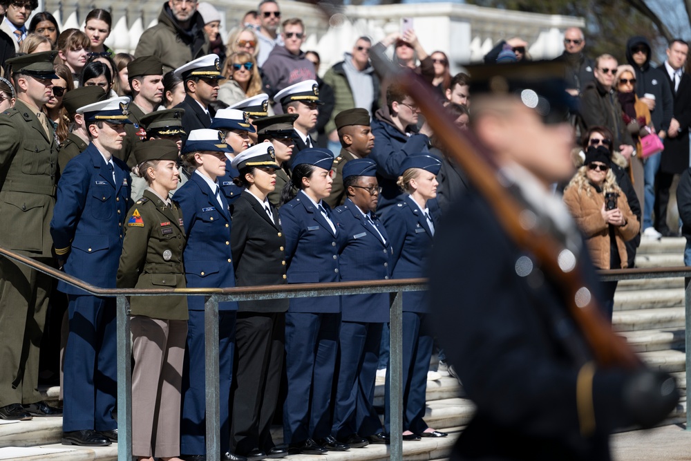 Students From the United States Senate Youth Program Visit Arlington National Cemetery