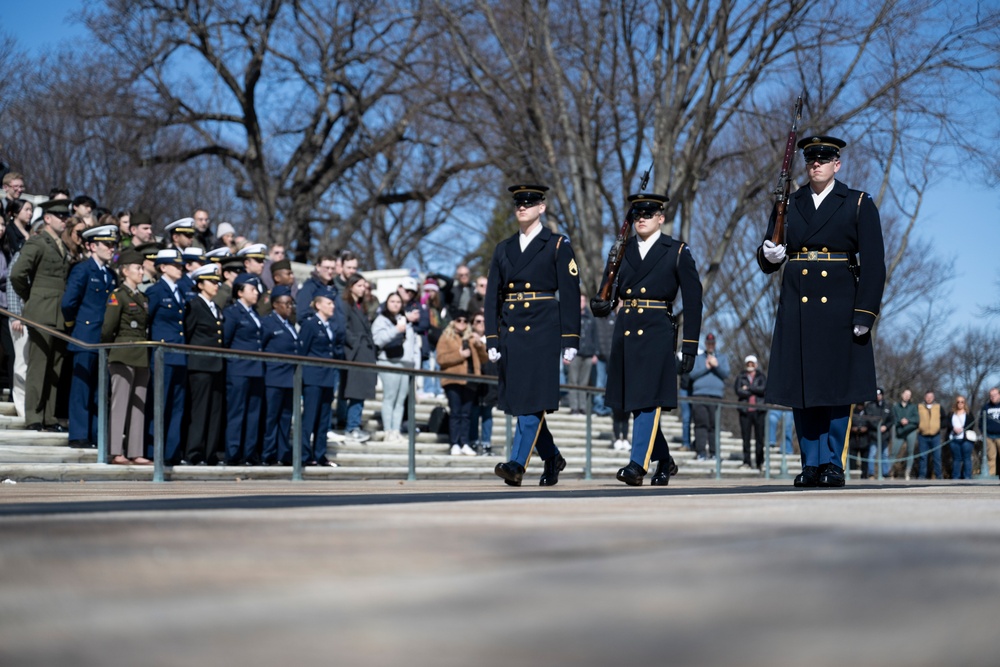 Students From the United States Senate Youth Program Visit Arlington National Cemetery