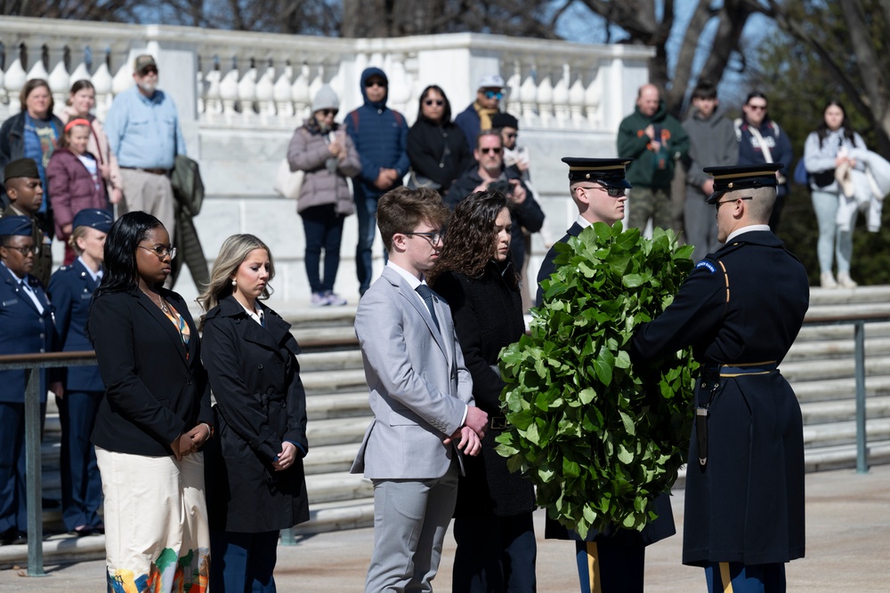 Students From the United States Senate Youth Program Visit Arlington National Cemetery