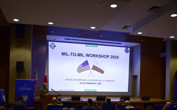 U.S. and Polish Armed Forces Strengthen NATO Interoperability and Defense Modernization at Military-to-Military Workshop