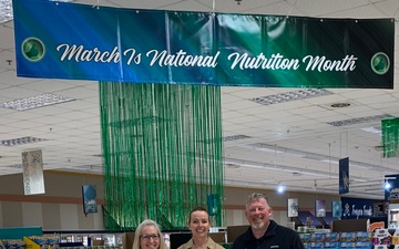 U.S. Naval Hospital Sigonella Partners with DeCA Commissary for National Nutrition Month:  Food Connects Us: 2025 National Nutrition Month