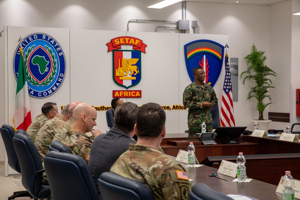 Ghana Armed Forces visit Italy to discuss African Land Forces Summit