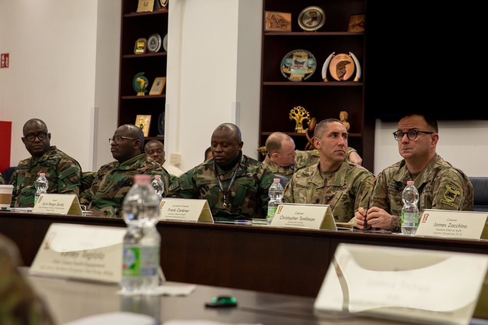 Ghana Armed Forces visit Italy to discuss African Land Forces Summit