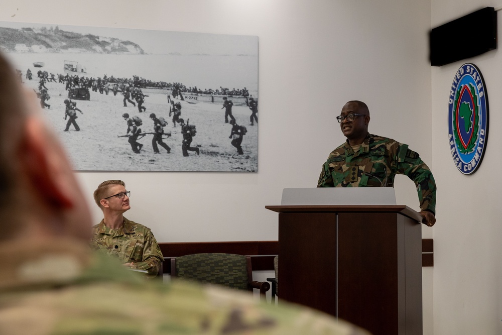 Ghana Armed Forces visit Italy to discuss African Land Forces Summit