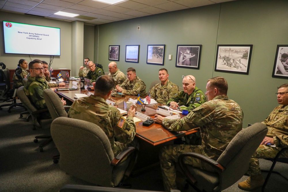 State Partnership Program training exercise with Sweden