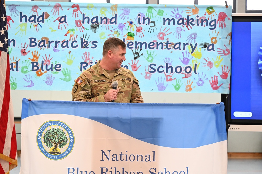 Robinson Barracks Elementary School named 2024 National Blue Ribbon School