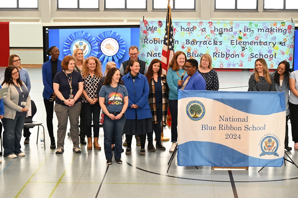 Robinson Barracks Elementary School named 2024 National Blue Ribbon School