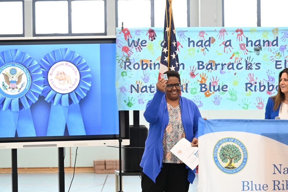 Robinson Barracks Elementary School named 2024 National Blue Ribbon School