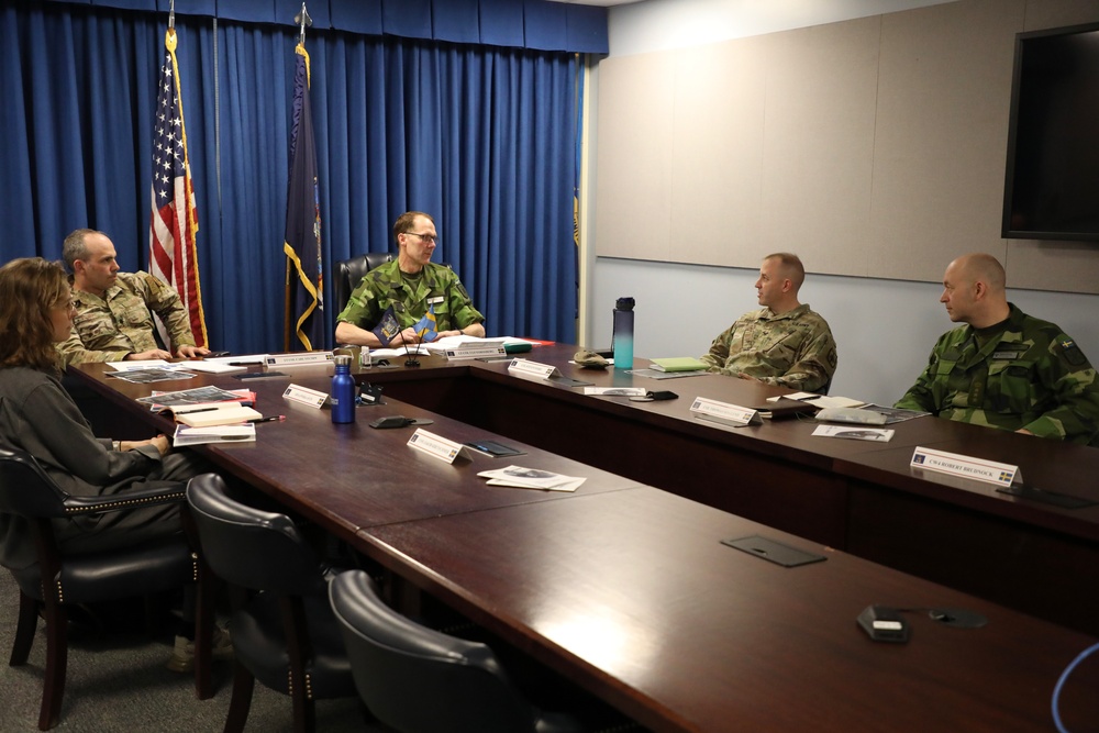 State Partnership Program training exercise with Sweden