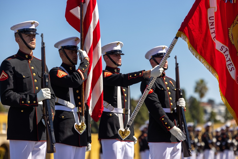 Battle Color Ceremony for RS San Diego