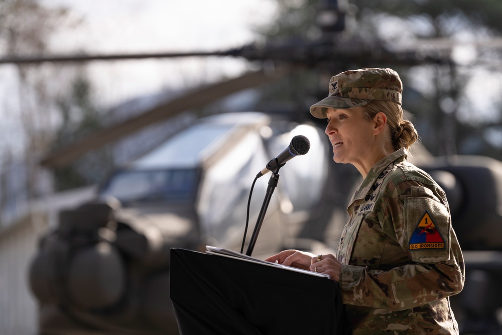 Combat Aviation Brigade Assumes Authority from 1st Air Cavalry Brigade
