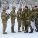 Norwegian Crown Prince Haakon visits MLRS battalion Soldiers during exercise Joint Viking 25 in Norway