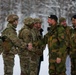 Norwegian Crown Prince Haakon visits MLRS battalion Soldiers during exercise Joint Viking 25 in Norway