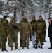 Norwegian Crown Prince Haakon visits MLRS battalion Soldiers during exercise Joint Viking 25 in Norway