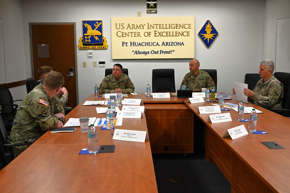 Combined Arms Center CCWO Visits Fort Huachuca to Discuss Modernization and Training Transformation