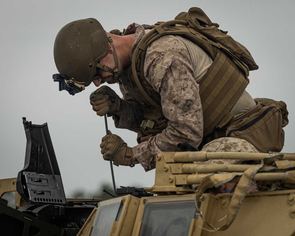 2d Assault Amphibian Battalion Live-Fire Training