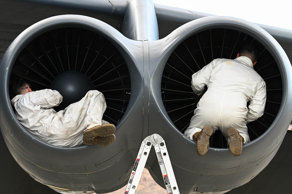 Bomber Barons touchdown at Nellis AFB to kick off Red Flag 25-2