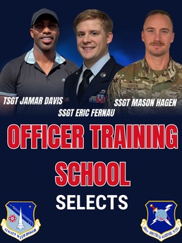 Three Crows chosen for Officer Training School