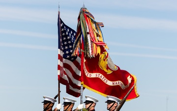 Battle Colors Detachment Performs at MCB Camp Pendleton