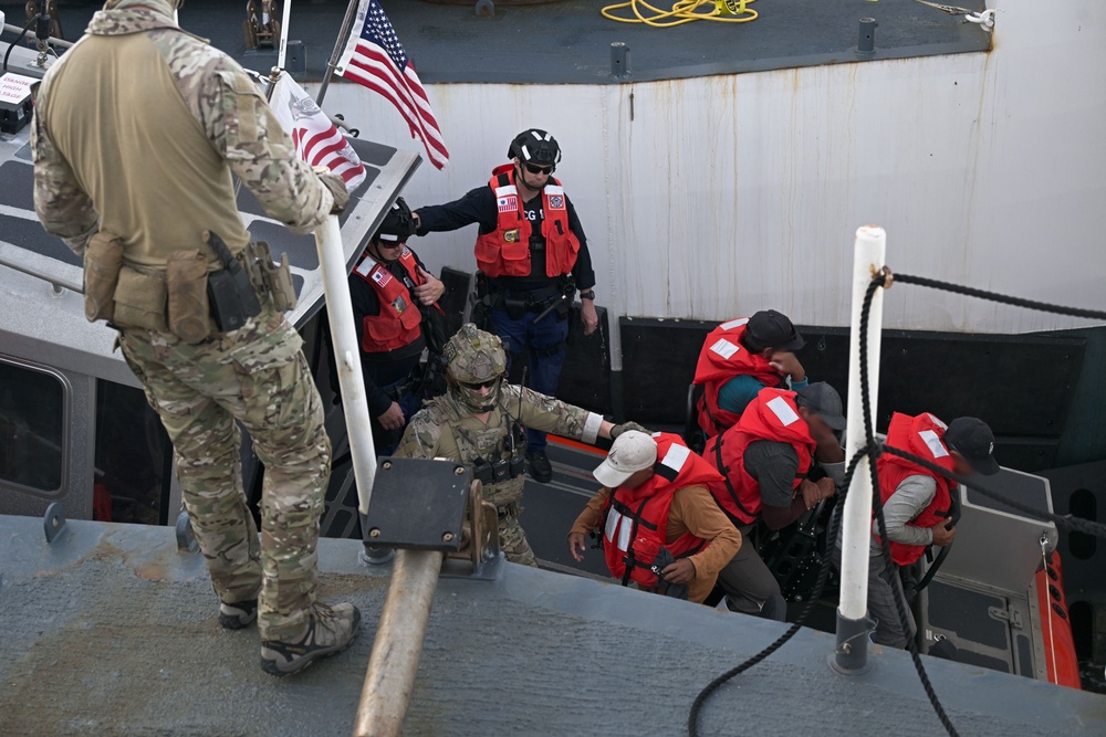 Coast Guard Cutter Kimball interdicts illegal drugs in Eastern Pacific Ocean