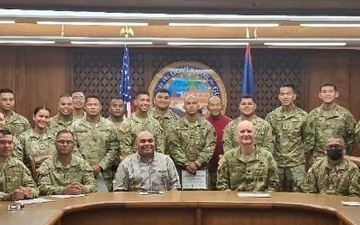 Guam Honors Army Unit for School Cleanup Efforts