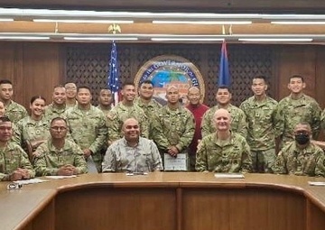 Guam honors Army unit for school cleanup efforts