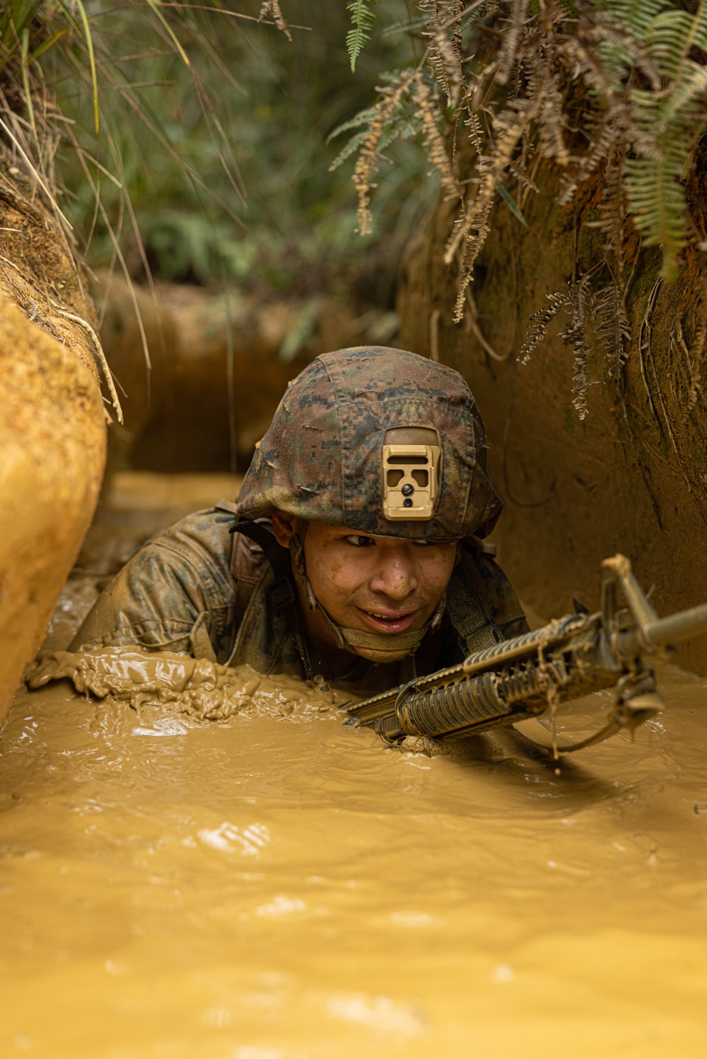 U.S. Marines with CLR-37 Conduct Basic Jungle Skills Course