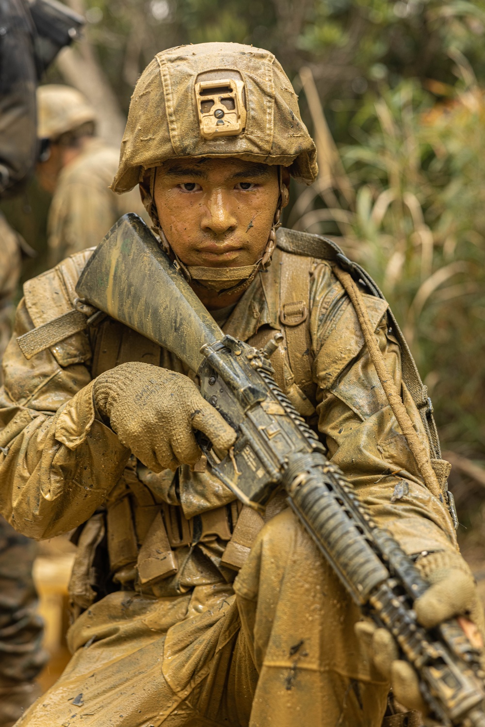 U.S. Marines with CLR-37 Conduct Basic Jungle Skills Course