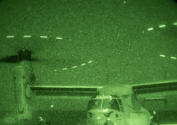 QUART 25.2: U.S. Marines and Sailors perform night deck landing qualifications