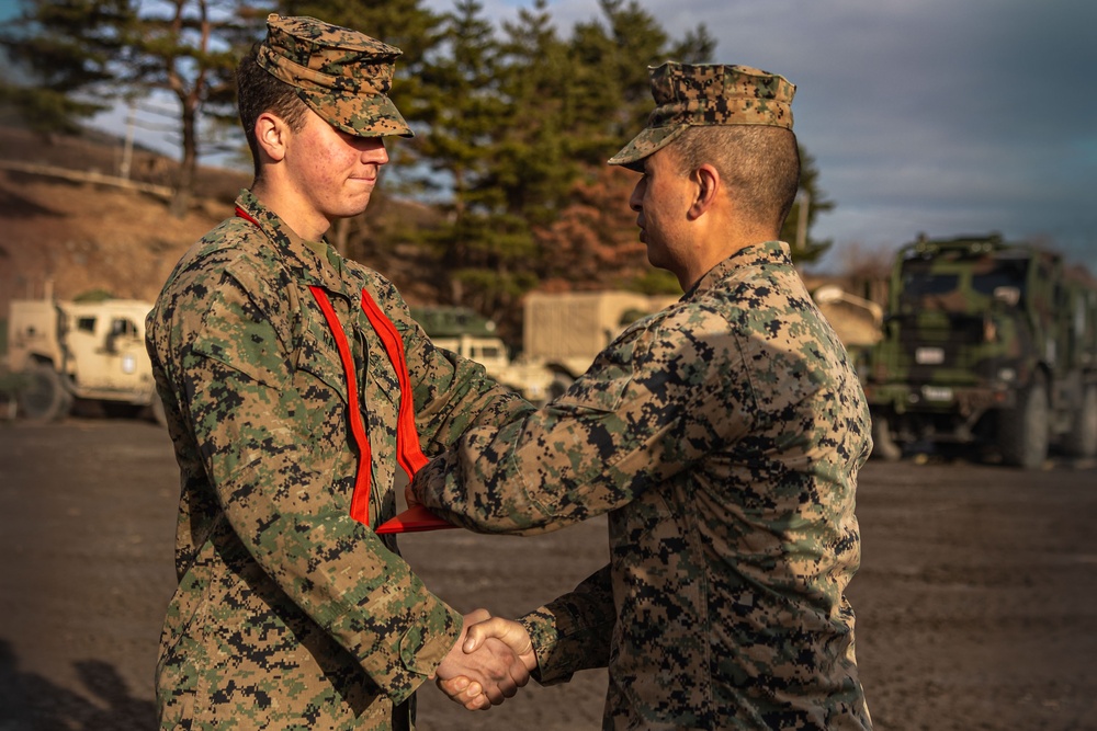 ARTP 24.4 | 3/12 Marine is Meritoriously Promoted to Corporal