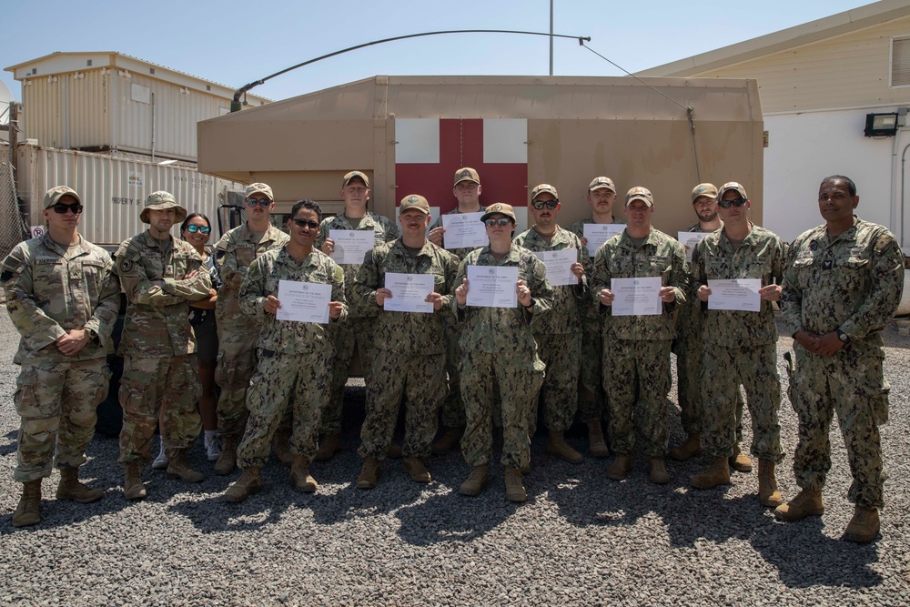 CJTF-HOA hosts Combat Lifesavers Course